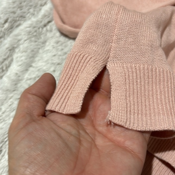 Childrens place pale pink butterfly sequined gold sweater small 5/6 cotton NWT - Picture 8 of 8